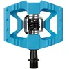 Pédales CRANKBROTHERS Double Shot 1 Bleu - Polyvalents pour VTT, Ville et Trek