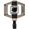 CRANKBROTHERS Pédales Mallet Trail Champagne avec Ressort Noir - Idéales pour Trail et Gravel