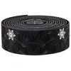 Ruban de cintre Supacaz Super Sticky Kush Galaxy noir/blanc + bouchons