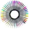 Lot de 48 Stylos à Billes Multicolores en Encre Gel Pailleté pour Dess...