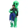 Costumes combinaison de fête carnaval gonflable vêtements drôles Alien...