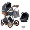 BAZARLAND30 Poussette 3 en 1 Bébé Combinée Siège-Auto Nacelle Trio Rév...