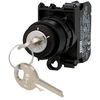 Sélecteur rotatif 2 positions à clé complet IMO Ø22mm, 1NO BIS BS3SAR