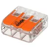 Lot de 10 boites de 50 mini connecteur WAGO 3 entrées pour fil souple ...