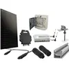 bis-electric Kit 4 panneaux photovoltaïque pour tôle & fibrociment micro onduleur 2000Wc KIT-TO-MO4-MONO