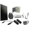 bis-electric Kit 2 panneaux photovoltaïque pour tuile plate micro onduleur 1000Wc KIT-TP-MO2-MONO