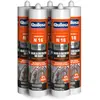 QUILOSA Mastic silicone neutre blanc en cartouche de 300ml - lot de 5 AZ92262 (x5)