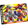 Goo Jit Zu Duo de Figurines Stretch Strikers Blazagon vs Corruptagon 11 cm