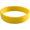 Bracelet Silicone Jaune Sans Marquage Adulte