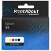 PrintAbout Cartouche compatible Epson 35 (C13T35864010) - 4 couleurs - Multipack
