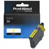 PrintAbout Cartouche compatible Epson 34 (C13T34644010) - Jaune