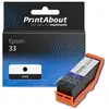 PrintAbout Cartouche compatible Epson 33 (C13T33314012) - Noir