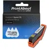 PrintAbout Cartouche compatible Epson 33 (C13T33414012) - Noir photo