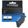 PrintAbout Cartouche compatible Epson 16 (C13T16224012) - Cyan