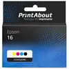 PrintAbout huismerk Inktcartridge 16 (T1621/22/23/24) 4-kleuren Multip...