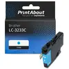PrintAbout Cartouche compatible Brother LC-3233C - Cyan