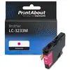 PrintAbout Cartouche compatible Brother LC-3233M - Magenta