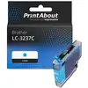 PrintAbout Cartouche compatible Brother LC-3237C - Cyan