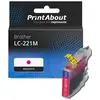 PrintAbout Cartouche compatible Brother LC-221M - Magenta