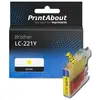 PrintAbout Cartouche compatible Brother LC-221Y - Jaune