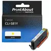 PrintAbout Cartouche compatible Canon CLI-581 Y - Jaune