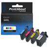 PrintAbout Cartouche compatible Epson 34XL (C13T34764010) - 4 couleurs - Grande capacité - Multipack