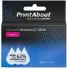 PrintAbout Cartouche compatible Brother LC-12EM - Magenta