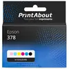 PrintAbout huismerk Inktcartridge 378 (T3781/82/83/84/85/86) 6-kleuren...