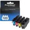 PrintAbout Cartouche compatible Brother LC-3235XLBK/C/M/Y - 4 couleurs - Multipack