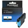 PrintAbout Cartouche compatible Brother LC-3235XLC - Cyan - Grande capacité