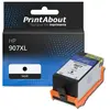 PrintAbout Cartouche compatible HP 907XL (T6M19AE) - Noir - Grande capacité