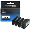 PrintAbout Cartouche compatible HP 953XL (3HZ52AE) - 4 couleurs - Gran...