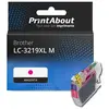 PrintAbout Cartouche compatible Brother LC-3219XL M - Magenta - Grande capacité