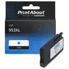 PrintAbout Cartouche compatible HP 953XL (F6U16AE) - Cyan - Grande capacité