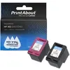PrintAbout Cartouche compatible HP 302 (X4D37AE) - Noir + 3 couleurs - Multipack