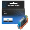 PrintAbout Cartouche compatible HP 364 (CB318EE) - Cyan
