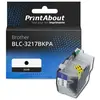 PrintAbout Cartouche compatible Brother LC-3217BK - Noir - Grande capacité
