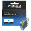 PrintAbout Cartouche compatible Brother LC-3217C - Cyan - Grande capacité