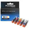 PrintAbout huismerk Inktcartridge PGI-570 / CLI-571 PGBK/C/M/Y/BK 5-kl...