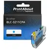 PrintAbout Cartouche compatible Brother LC-3211C - Cyan - Grande capacité