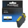 PrintAbout huismerk Inktcartridge 603XL (C13T03A44010) Geel Hoge capac...