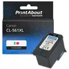 PrintAbout Cartouche compatible Canon CL-561XL - 3 couleurs - Grande capacité
