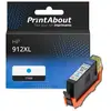 PrintAbout Cartouche compatible HP 912XL (3YL81AE) - Cyan - Grande capacité