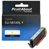 PrintAbout Cartouche compatible Canon CLI-581XXL Y - Jaune - Très grande capacité