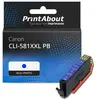 PrintAbout huismerk Inktcartridge CLI-581XXL PB Foto-blauw Extra hoge ...