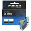 PrintAbout Cartouche compatible Brother LC-3213C - Cyan - Grande capacité