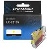 PrintAbout Cartouche compatible Brother LC-3213Y - Jaune - Grande capacité