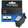 PrintAbout Cartouche compatible Epson 34XL (C13T34714010) - Noir - Grande capacité