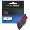 PrintAbout huismerk Inktcartridge 502XL (C13T02W34010) Magenta Hoge ca...