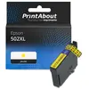 PrintAbout Cartouche compatible Epson 502XL (C13T02W44010) - Jaune - G...